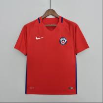 Retro 16/17  Chile Home Red Soccer Jersey
