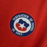 Retro 16/17  Chile Home Red Soccer Jersey