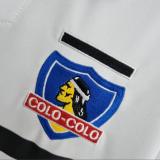 Retro 96/97  Colo-Colo Home White Soccer Jersey
