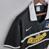 Retro 96/97  Colo-Colo Away  Black Soccer Jersey