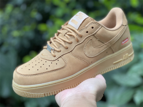 Supreme x Air Force 1 Low SP 'Wheat'