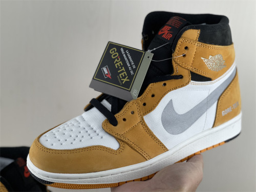 Air Jordan 1 High Element Gore-Tex 'Light Curry' GS