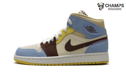OG Tony Air Jordan 1 Mid SE Fearless Maison Chateau Rouge CU2803-200
