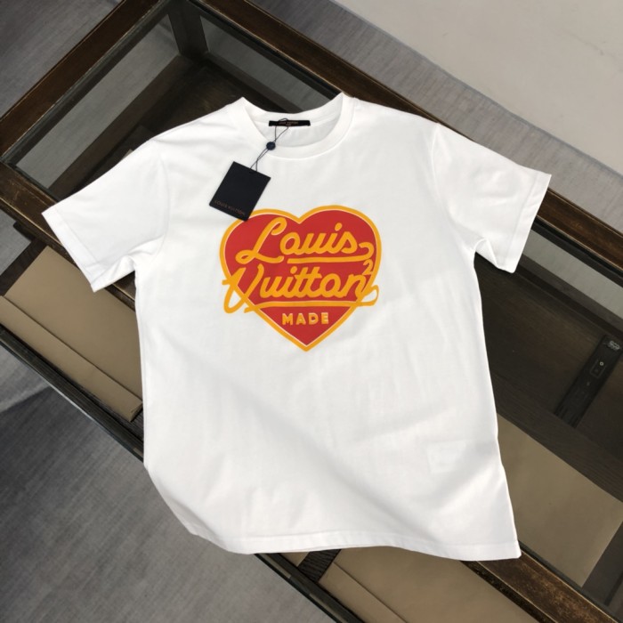 L*V  Spring/summer 2022 New love letter logo printed short sleeve T-shirt