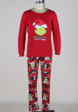 Family Matching Outfits Red Merry Christmas Pajama Set - Dad