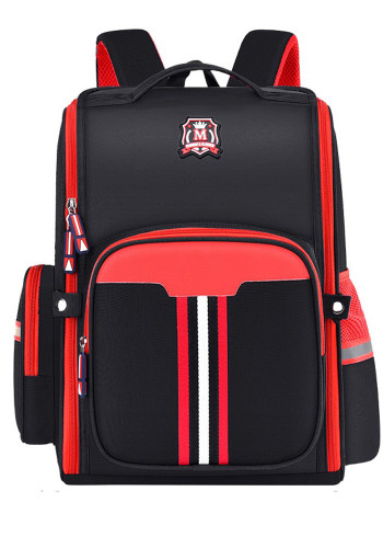 Kids Boy Black Large-capacity British Style School Backpack
