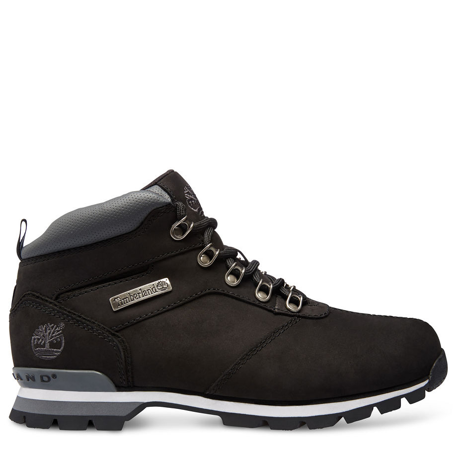 timberland splitrock 2 black nubuck