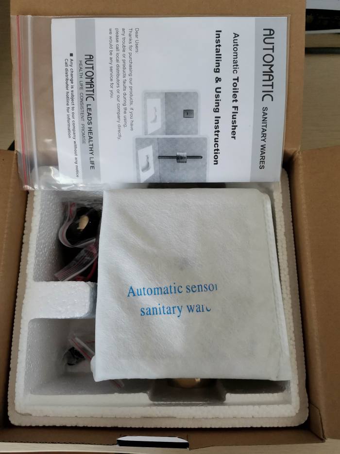 Concealed Sensor WC Flusher Hand Free Automatic Toilet Sensor DT-518D/A/AD