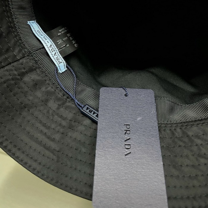 Prada black hat Fisherman's hat HFYMMZ024