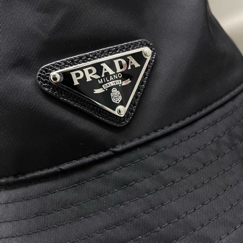 Prada black hat Fisherman's hat HFYMMZ024