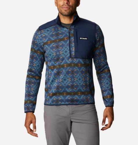 Columbia Men's Sweater Weather™ Fleece Printed Half Zip Pullover