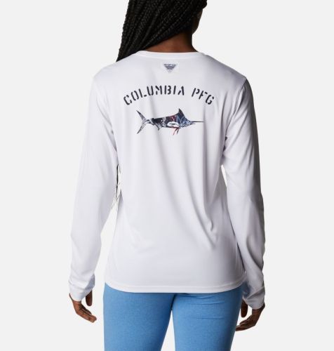 Columbia Women's PFG Tidal Tee™ Fill-O-Print Fish Long Sleeve Shirt