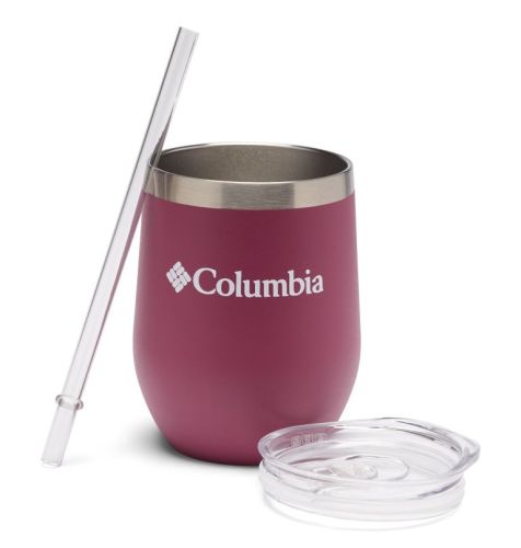 Columbia Stainless Steel Double Wall Vacuum Tumbler with Straw 12oz
