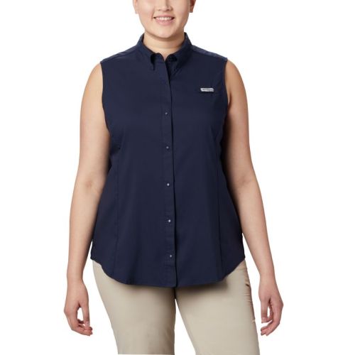 Columbia Women's PFG Tamiami™ Sleeveless Shirt - Plus Size