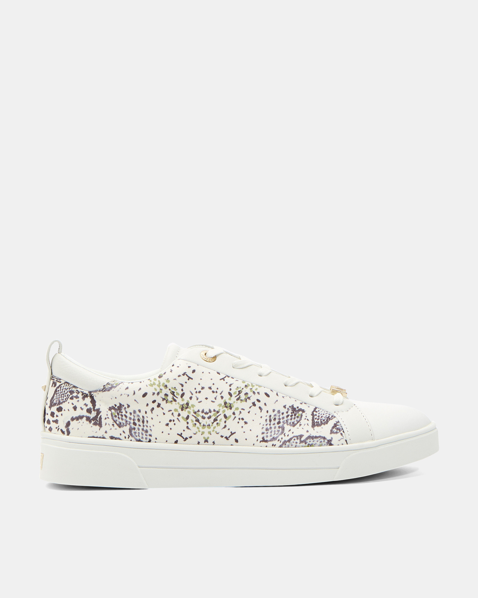 Ted Baker Snake Print Lace Up Trainer