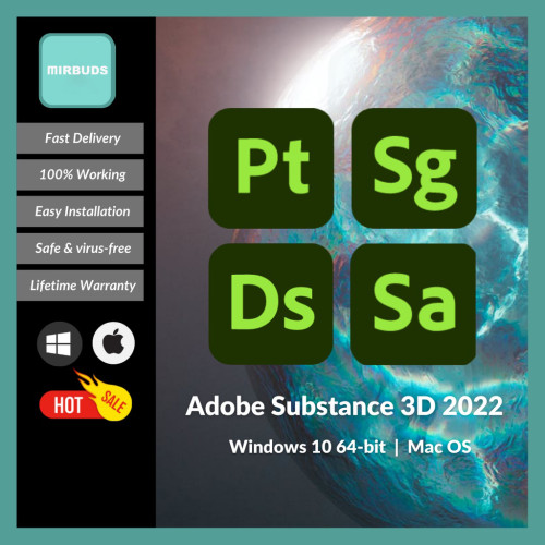 [MAR 2022] Latest Adobe Substance 3D 2022 [Lifetime & Full] [Windows / Mac] 100% Working | Safe and Free Virus