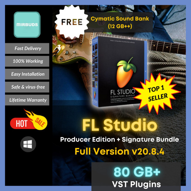 [MAR 2022] Latest FL Studio v20.8.4 Producer Edition + Signature Bundle [80GB++VST Plugins] [Lifetime & Full] [Window64/mac m1] font_download