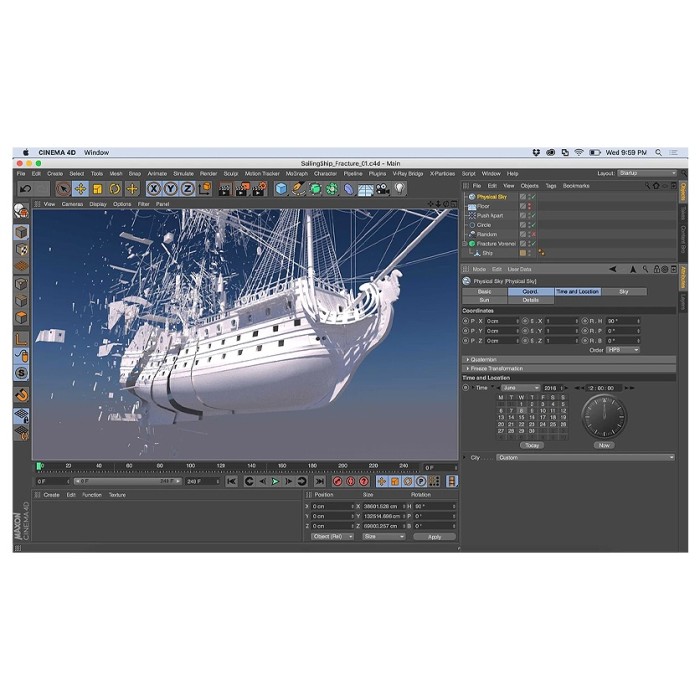 Maxon CINEMA 4D Studio R25 Oct 2021 Update  & V-ray 5.1- Full Version (Win/ Mac)