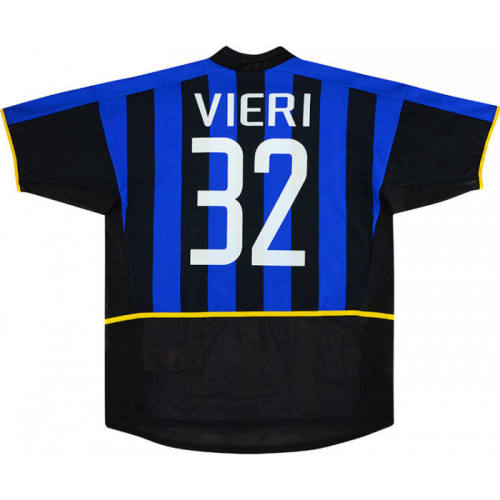 Inter Milan 2002/2003 Home Retro Jersey Vieri #32