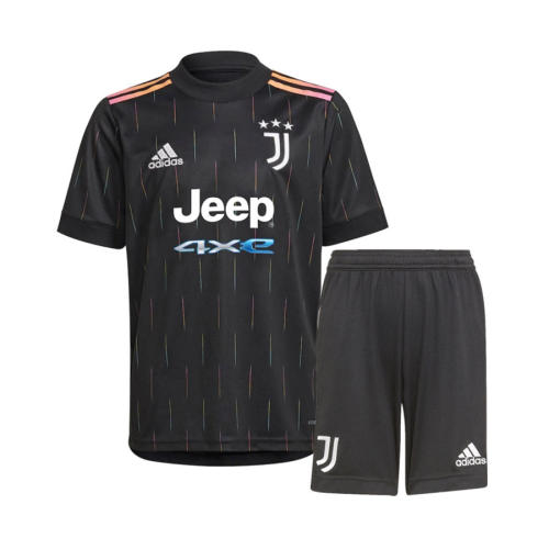 Kids Juventus 21/22 Away Jersey and Short Kit