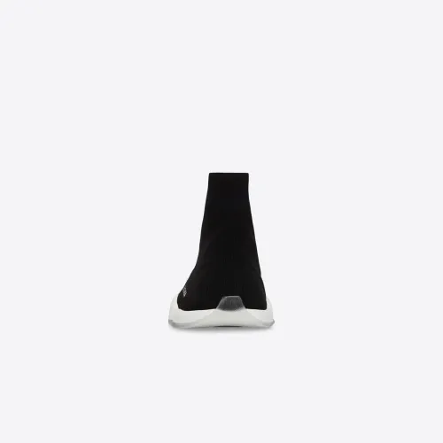 Women's Speed 2.0 Clear Sole Recycled Knit Sneaker in Black/whit 654045W2DI21091