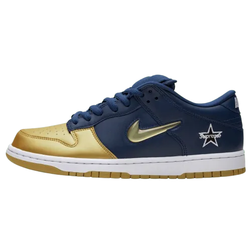 Supreme x Nike Dunk SB Low QS 'Metallic Gold' ck3480-700