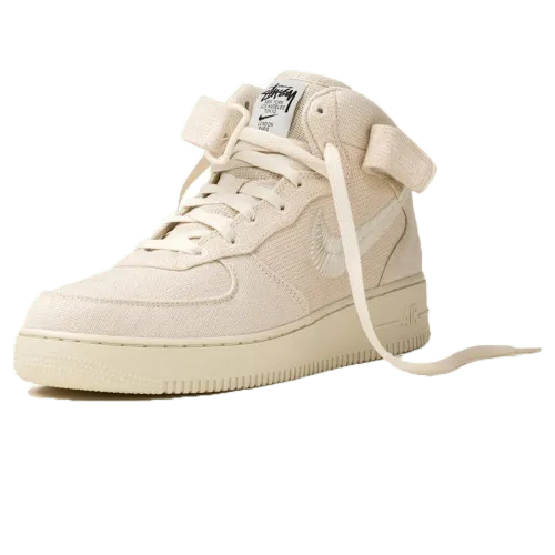 Stussy x Nike Air Force 1 Mid 'Fossil' DJ7841-200