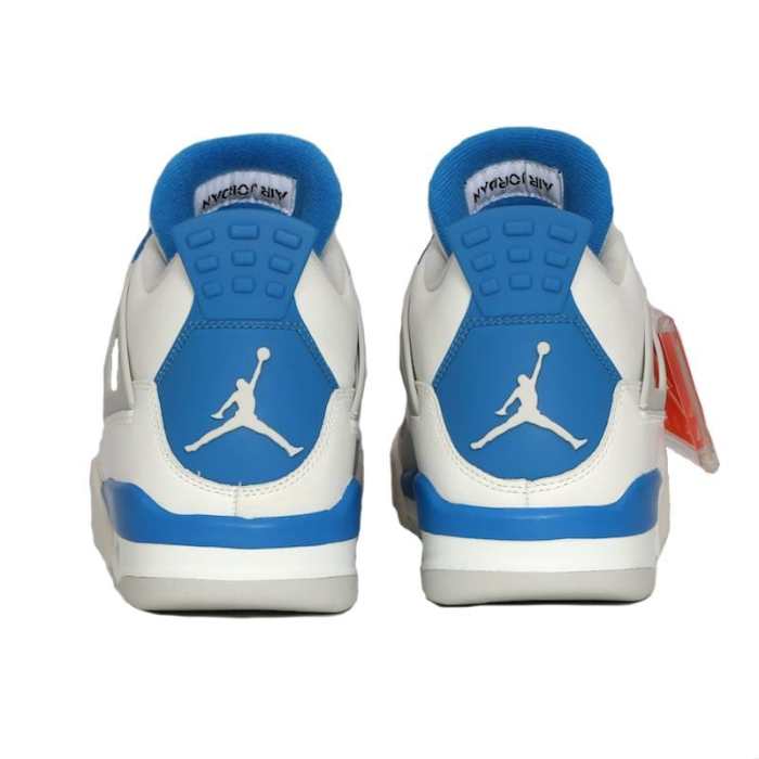 Air Jordan 4 Retro White & Military Blue 308497-105