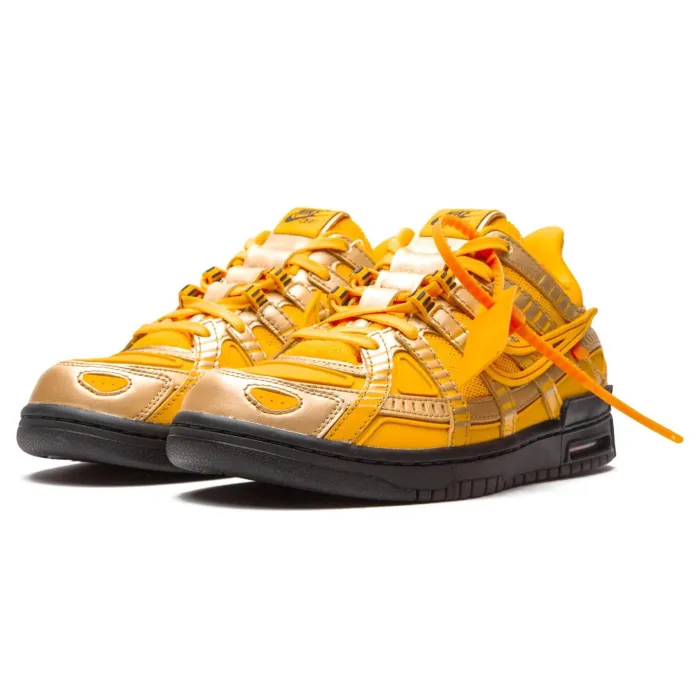 Off-White x Nike Air Rubber Dunk 'University Gold' CU6015 700
