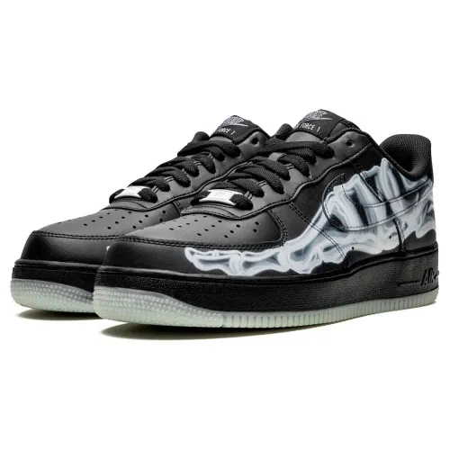 Nike Air Force 1 '07 QS 'Black Skeleton' bq7541-001