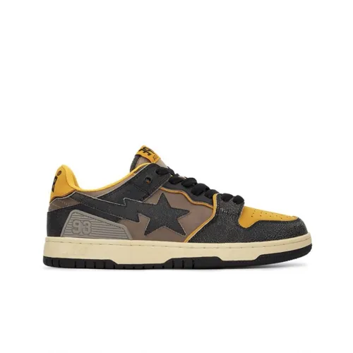 A BATHING APE BAPE SK8 STA VINTAGE BLACK YELLOW 1I20-191-022
