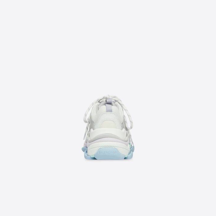 Women's Triple S Sneaker in White/blue 524039W2CA19045