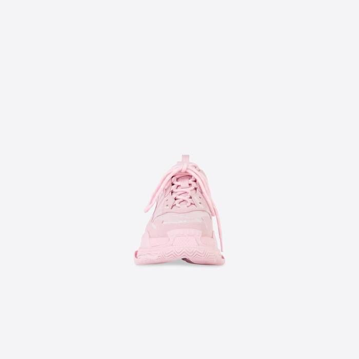 Men's Triple S Sneaker Allover Logo in Pink 536737W2FA15090