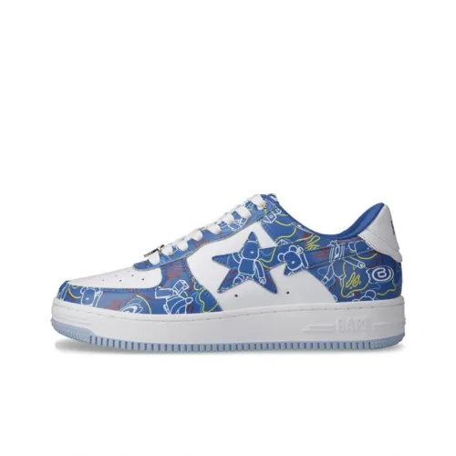 A BATHING APE BAPE STA MEDICOM TOY BEARBRICK CAMO BLUE 1H73191913-BLU