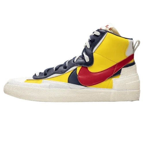 Sacai x Nike Blazer Mid 'Maize Navy' bv0072-700