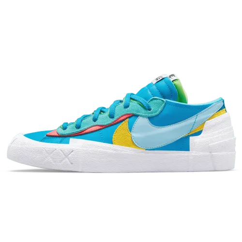 KAWS x sacai x Nike Blazer Low  Neptune Blue  DM7901 400