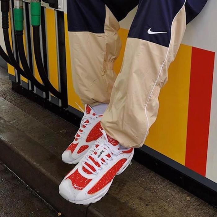 Supreme x Nike Air Tailwind 4 Red at3854-100