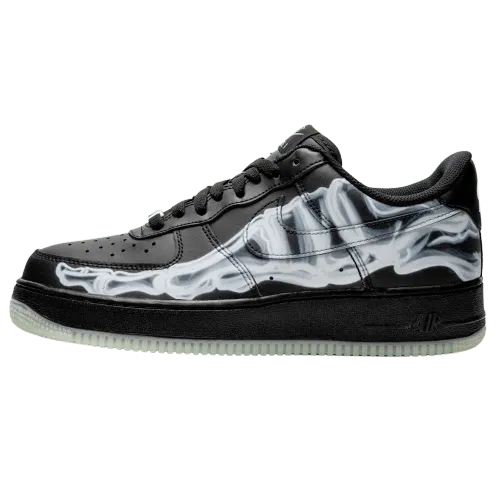 Nike Air Force 1 '07 QS 'Black Skeleton' bq7541-001