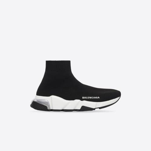 Women's Speed Clear Sole Sneaker in Black/white 607543W2DB61010