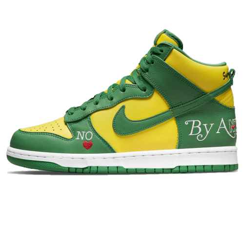 Supreme x Nike Dunk High SB 'By Any Means - Brazil' DN3741-700