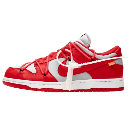 OFF-WHITE x Nike Dunk Low 'University Red' ct0856-600