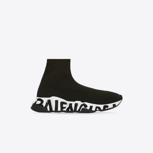 Women's Speed Graffiti Sneaker in Black/white 605942W2DB71015