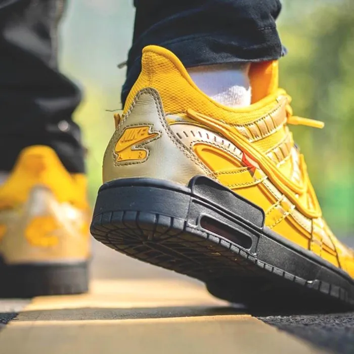 Off-White x Nike Air Rubber Dunk 'University Gold' CU6015 700