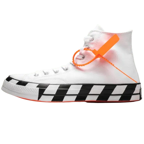 Off-White x Converse Chuck 70 Stripe White 163862C