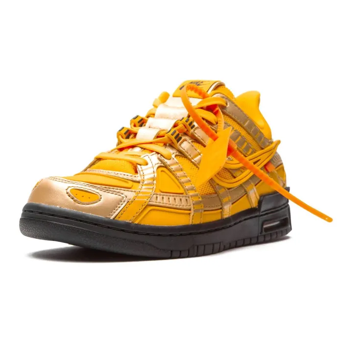 Off-White x Nike Air Rubber Dunk 'University Gold' CU6015 700
