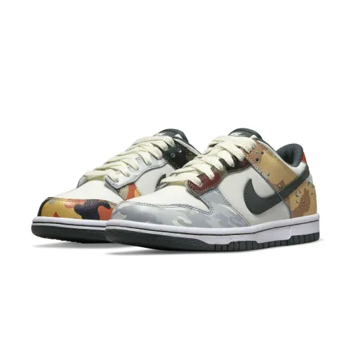 Nike Dunk Low SE GS 'Sail Multi-Camo' DB1909 100