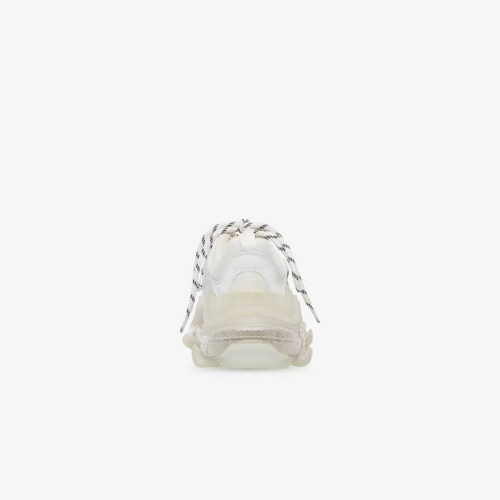 Women's Triple S Sneaker Clear Sole in White 544351W2FB19000