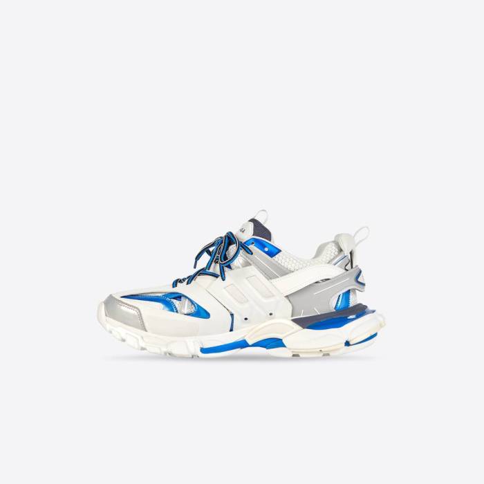 Men's Track Sneaker in White 542023W2FS99051