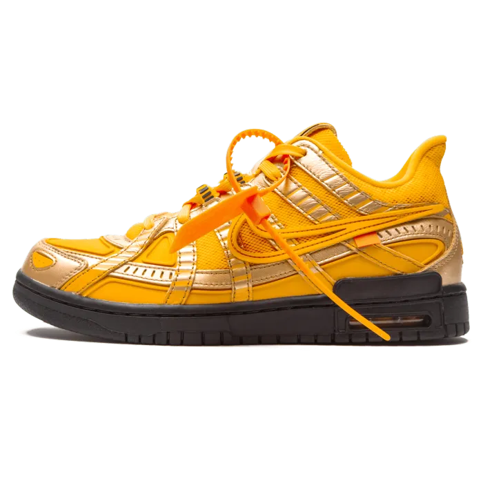 Off-White x Nike Air Rubber Dunk 'University Gold' CU6015 700
