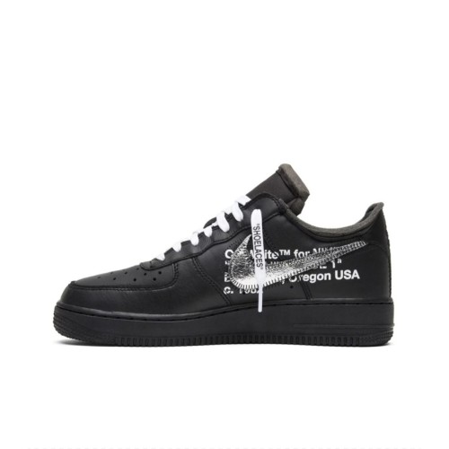 NIKE AIR FORCE 1 LOW 07 OFF WHITE MOMA WITHOUT SOCKS AV5210-001